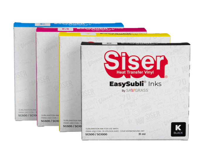 Sawgrass Virtuoso SG500 with Siser EasySubli Media Bundle - Starter Ink Set - 20ml