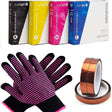 Sublijet UHD Ink Bundle for Sawgrass SG500/SG1000 with Black, Cyan, Magenta, Yellow inks, heat resistant gloves, and heat resistant tapes