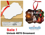 Unisub 4839 Sublimation Ornament Blanks - SALE!