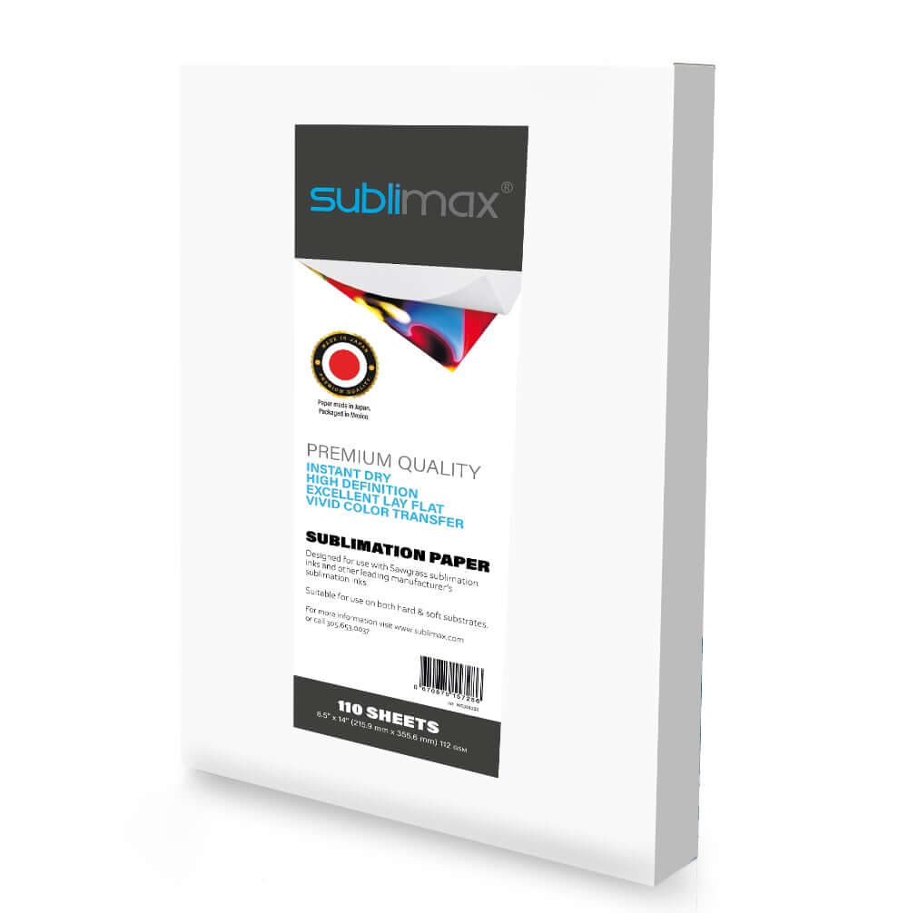 SUBLIMAX Sublimation Paper 8.5"x14" (110 sheets)